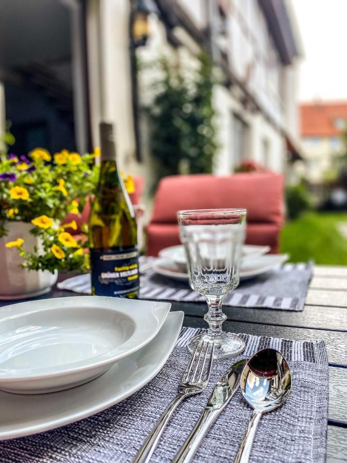 Ferienwohnung Am Mathildenbrunnen groß Quedlinburg Exterior foto